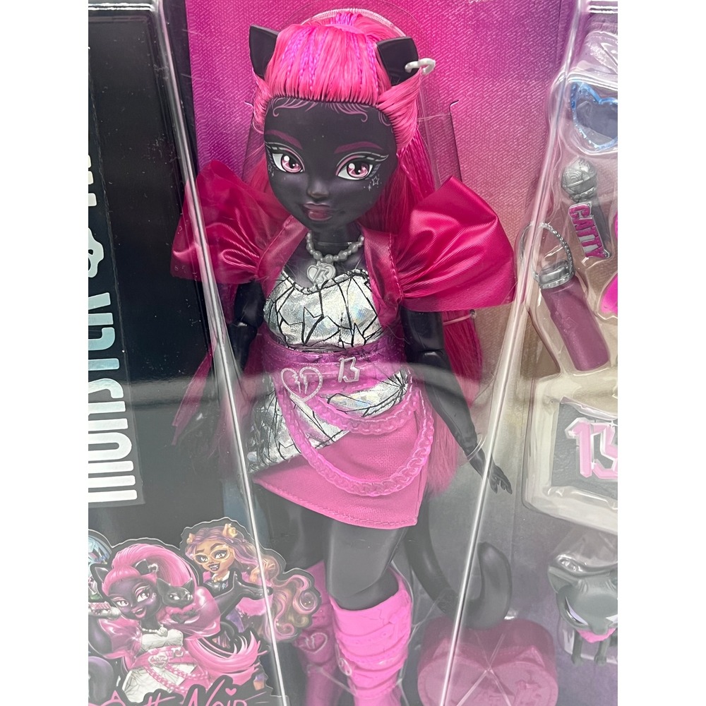 Monster High G3 Catty Noir Curvy Glam Fashion Doll Plus-Size Black Cat Girl NEW